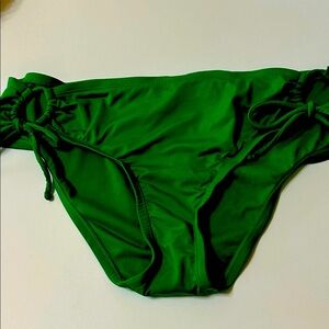 CupShe Green Bikini Bottom with Side Ties size L, never even tried on, new